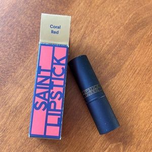 Lipstick Queen Saint coral red. New.